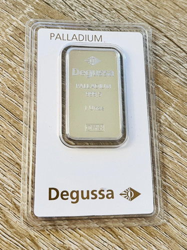 Palladium bar 1oz - , (degussa)