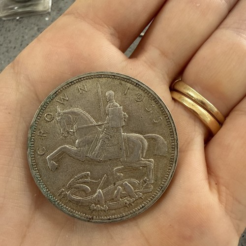 1935 king george silver - king, v