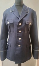 DDR NVA East German Tunic Jacket Military Blue Surplus Issued 40" Chest G52
