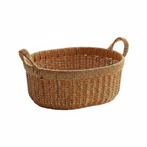 Woven fruit tray handwoven - tray,