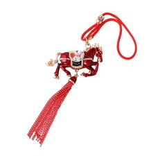 Car Pendant Chinese New Year Horse Figurines Zodiac Ornaments