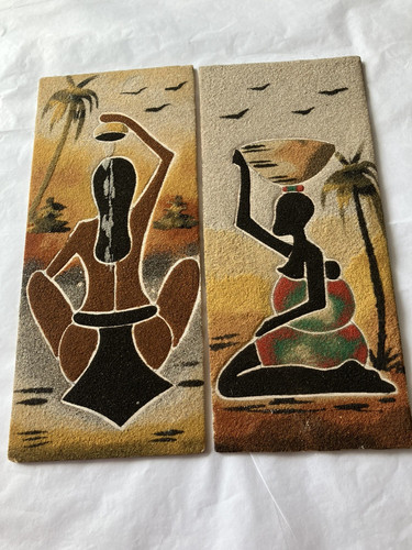 Striking vintage african art - vintage,