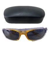 D&G Womens Sunglasses Purple Yellow Two Tone Oval 56mm Damaged