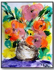Flowers Original Art 11x14