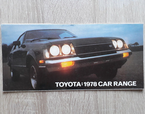 Toyota range brochure 1978 - toyota,