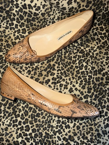 Snake print brown - and, black