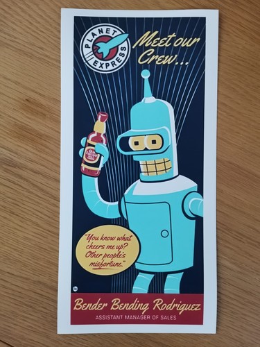 Futurama planet express bender - futurama,