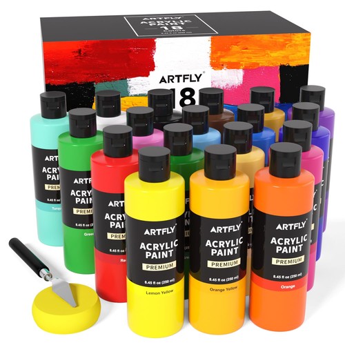 Colours acrylic paint set - 18,