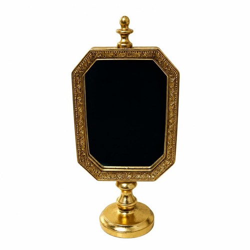 Octagonal mirror with pedestal - octagonal,