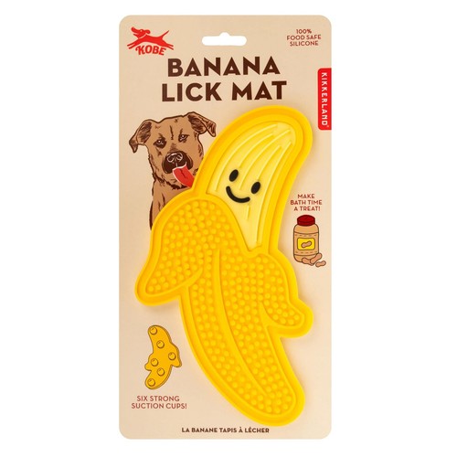 Dog lick mat bath time - dog, kobe
