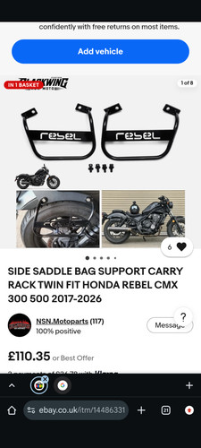 Side saddle bag pannier racks - saddle,