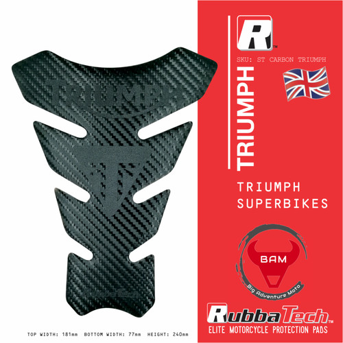 Rubbatech triumph tank pad for - triumph,