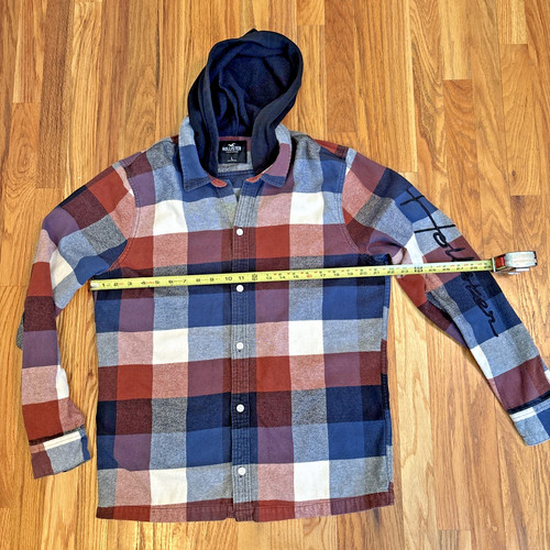 Hollister hooded plaid - hollister,