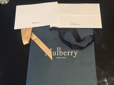 Mulberry Empty Gift Paper bag+envelopes+tissue paper/ribbon Bag  See In Pictures