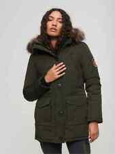 Superdry Womens  Everest Faux Fur Hooded Parka Coat