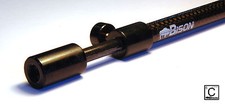 Black carbon fibre bank sticks - black,