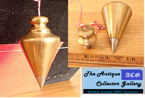 Antique brass cone - oz,