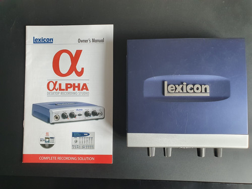 Lexicon alpha desktop usb - alpha,