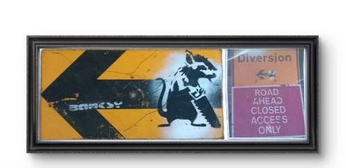 Banksy original art signed - , uk