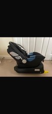 Silvercross newborn Baby Car Seat, Isofix Base and Brica Car Mirror Bundle used