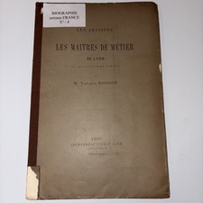 MAITRES DE MÉTIER DE LYON AU