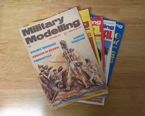 Vintage military modelling - military,