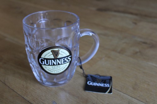 Rare guinness beer pint glass - guinness,
