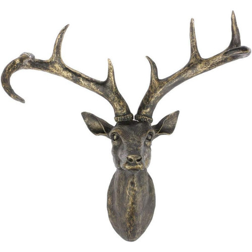 Wall mounted stag - stag, head