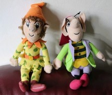 SLY AND GOBBO THE NAUGHTY GOBLINS FROM NODDY GOLDEN BEAR SOFT TOYS  8 INCH TALL