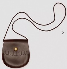 Dr Martens Brando Leather Coin Wallet /purse In Brown Leather