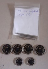 4mm Scale P4 (18.83 mm Gauge) Set of Sharman Wheels for GWR 517 Class 0-4-2T