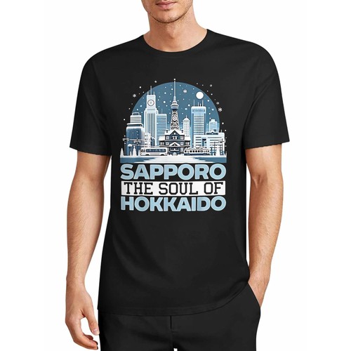 Sapporo japan travel shirt - sapporo, t-shirt