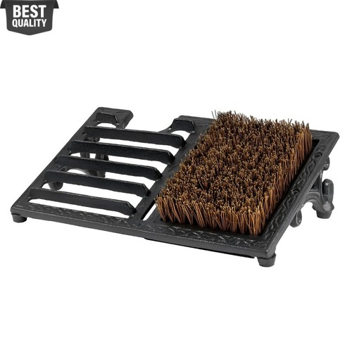 Cast iron boot - scraper, with