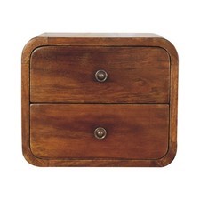 Floating 2 drawer Curved