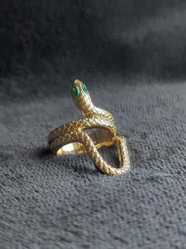 Gold tone snake - tone,