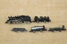 Train Set / Steam Locomotive Atlas 481 A.T. & S.F. + 4 Freight Cars / N Scale