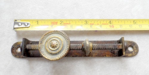 Antique brass rack - rack, pulley