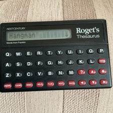 ROGET'S POCKET THESAURUS - DIGITAL QC-20 - VINTAGE 1993 - FRANKLIN NEW CENTURY