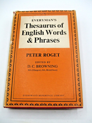 Everyman thesaurus of - everyman's,