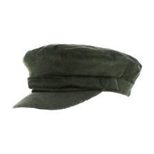 Lennon Cord Mariner Breton Cap Navy Olive 4 Sizes Barge Fisherman Greek Sailor