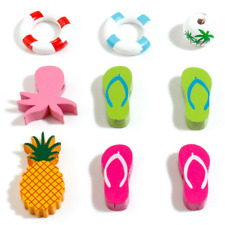 20PC Pineapple slippers Wood Beads Coconut Palm Tree loose beads Kids Jewelry