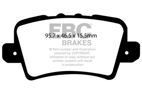 Ebc redstuff rear - ebc,