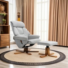 Linen Recliner Chair Armchair