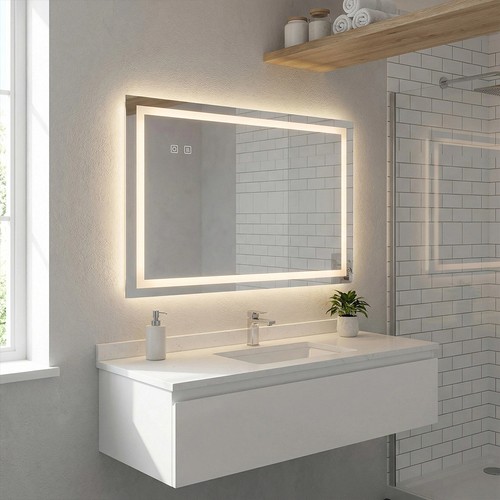 Led bathroom mirror - mirror, with