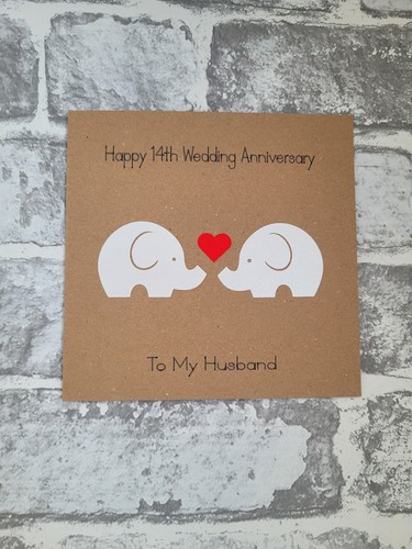 Handmade ivory anniversary - handmade,