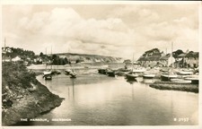RPPC 1957 Postcard Abersoch Harbor Valentines