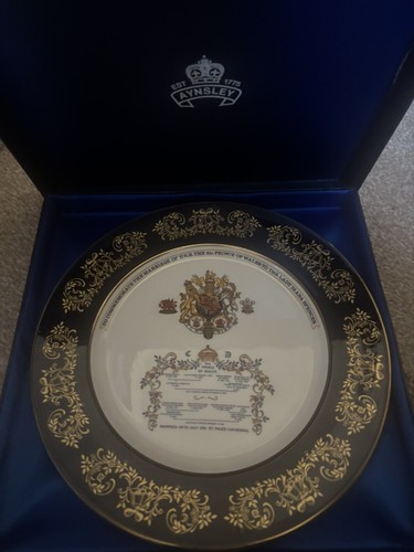 Aynsley royal wedding plate - royal,
