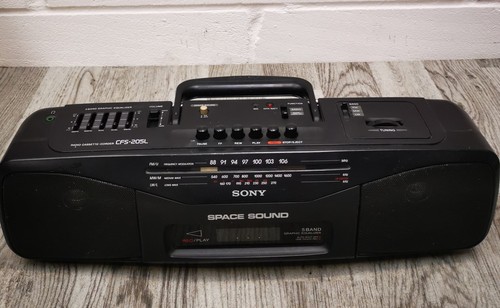 Sony radio cassette corder - sony, cassette-corder