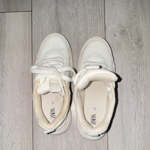 Zara kids white chunky - white,