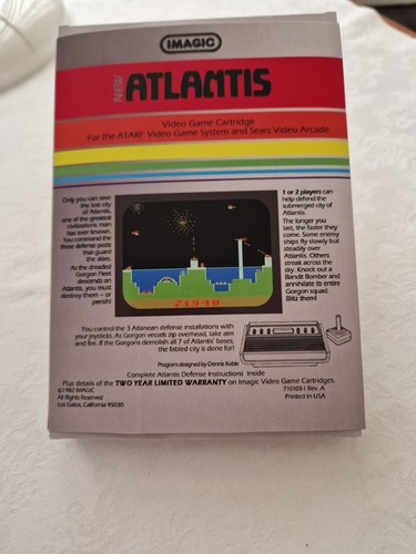 Imagic atlantis video - video, game